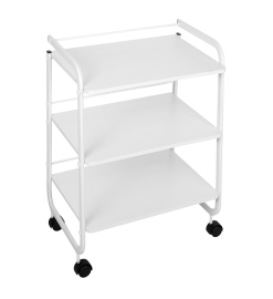 CARRO 3 PRATELEIRAS BRANCO