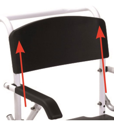 CADEIRA SANITÁRIA/ BANHO RODA 24" RS847